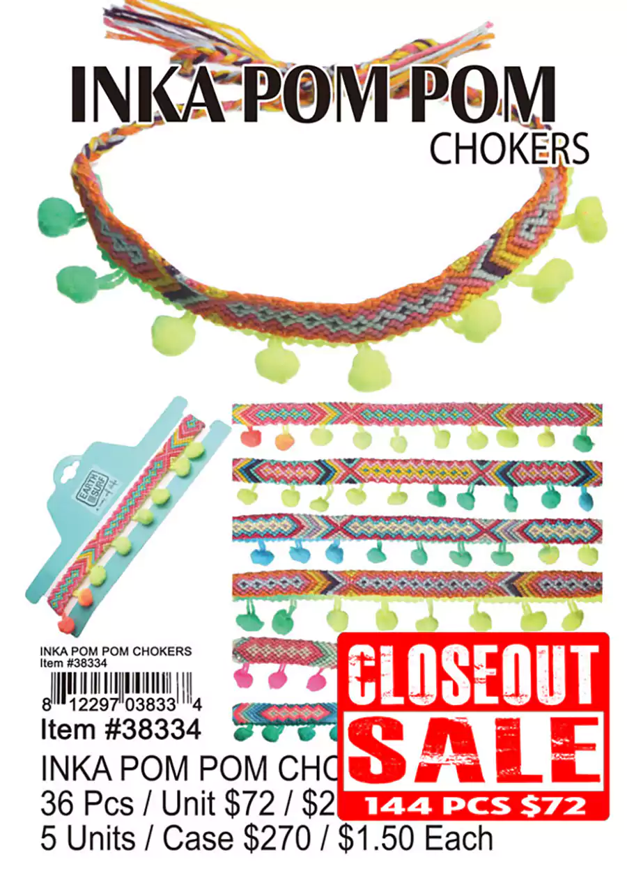 Inka Pom Pom Chokers (CL)